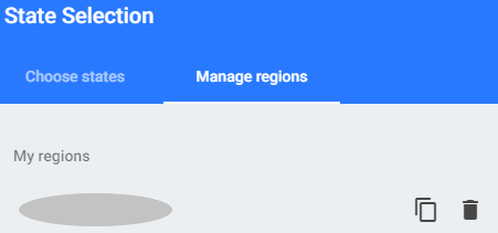 Regions Manage Example